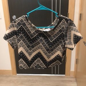 Cute tribal crop top!